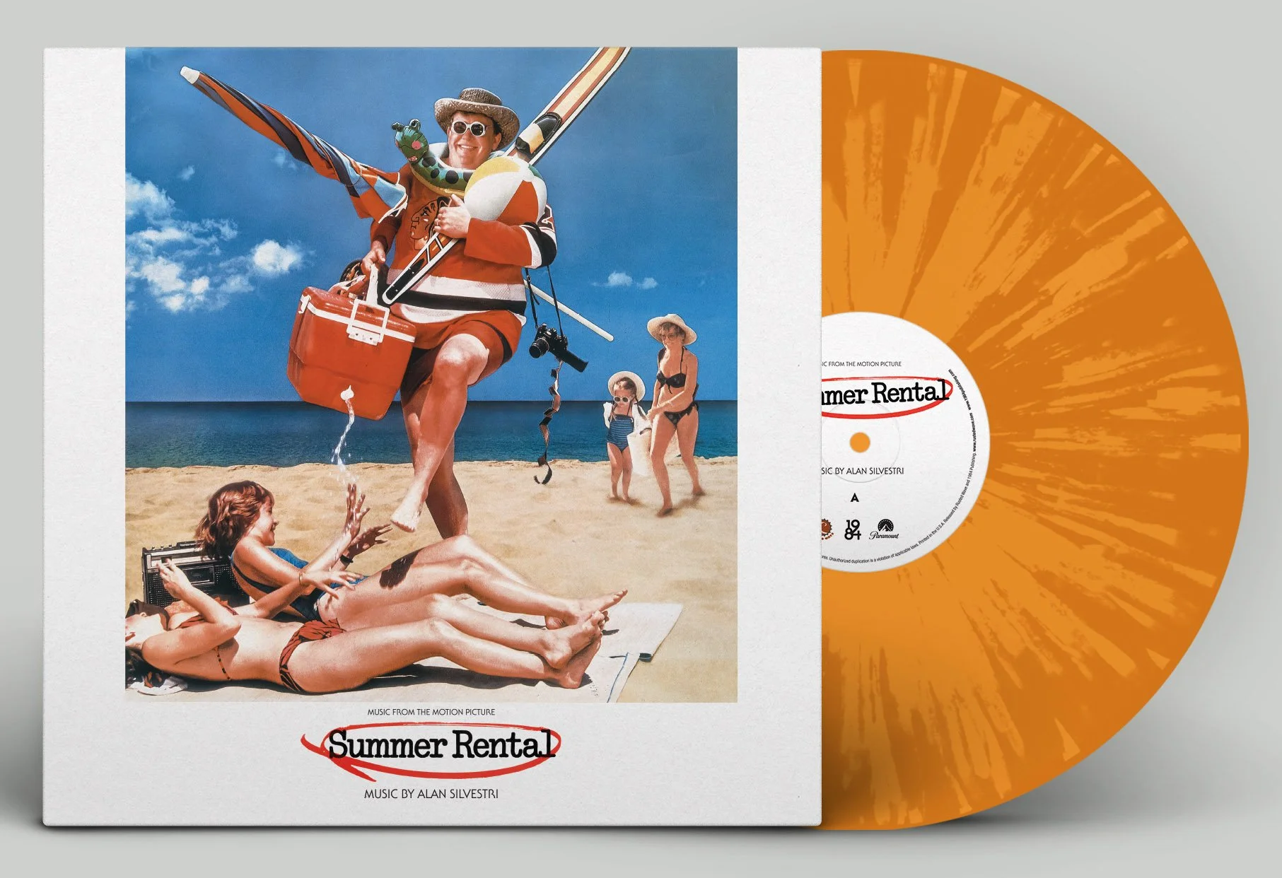 Summer Rental Soundtrack LP (various colors) — 1984 PUBLISHING
